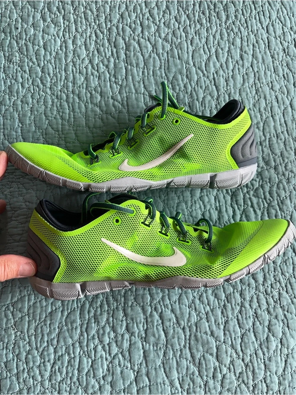 Nike Free Run Bionic Shoes, 599269-300 Neon Lime Green/Volt, Women’s Size 11